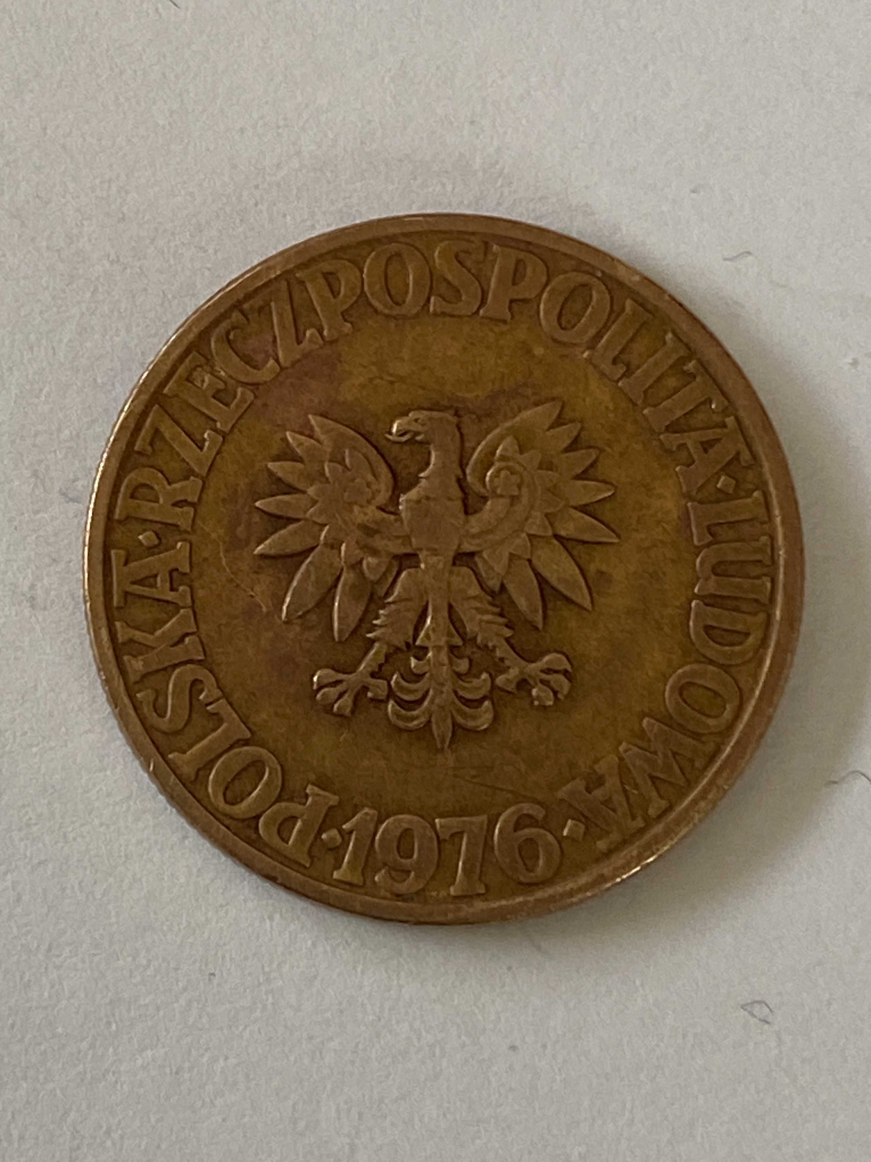 Moneta PRL - 5 złotych 1976r bez znaku mennicy