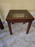 Mesa de apoio com vidro