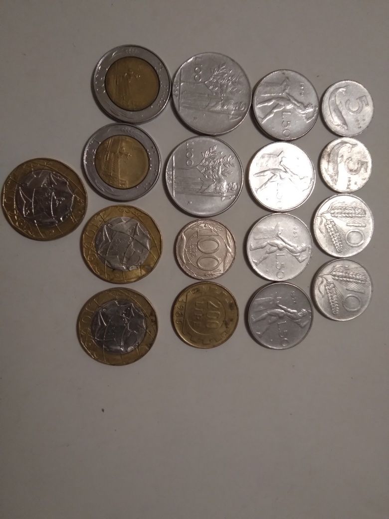 Monety Włochy...