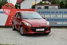 Mazda 3 1.6 BENZYNA 105KM 2012r. Klima TEMPOMAT Isofix Alufelgi Poleccam