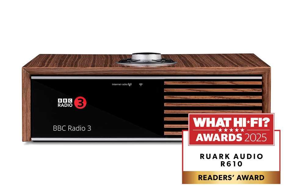 Sieciowy wzmacniacz Vintage Ruark Audio R610 + Wharfedale Linton BLACK