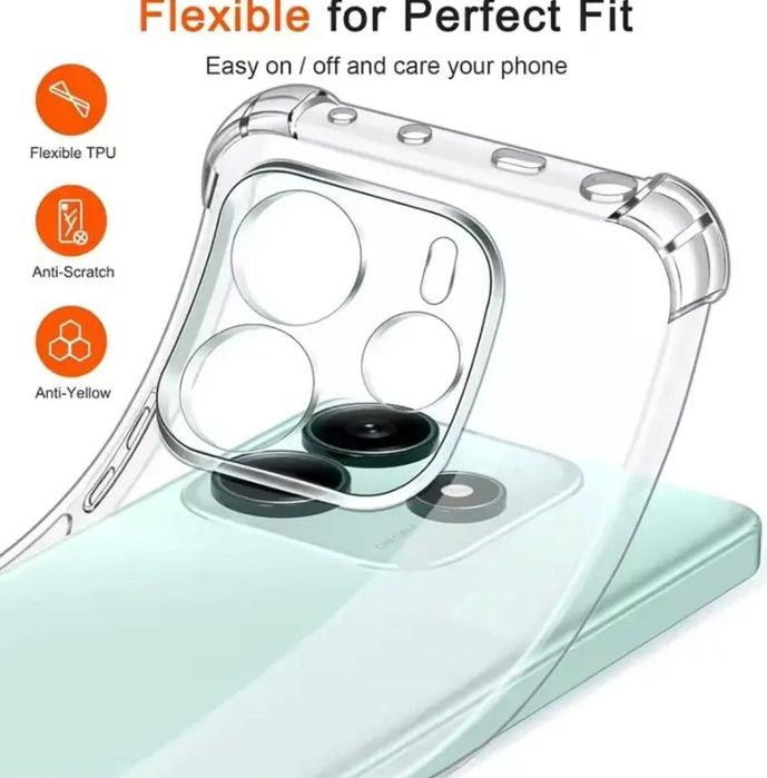 Прозорий чехол на телефон Redmi Note 14 5G