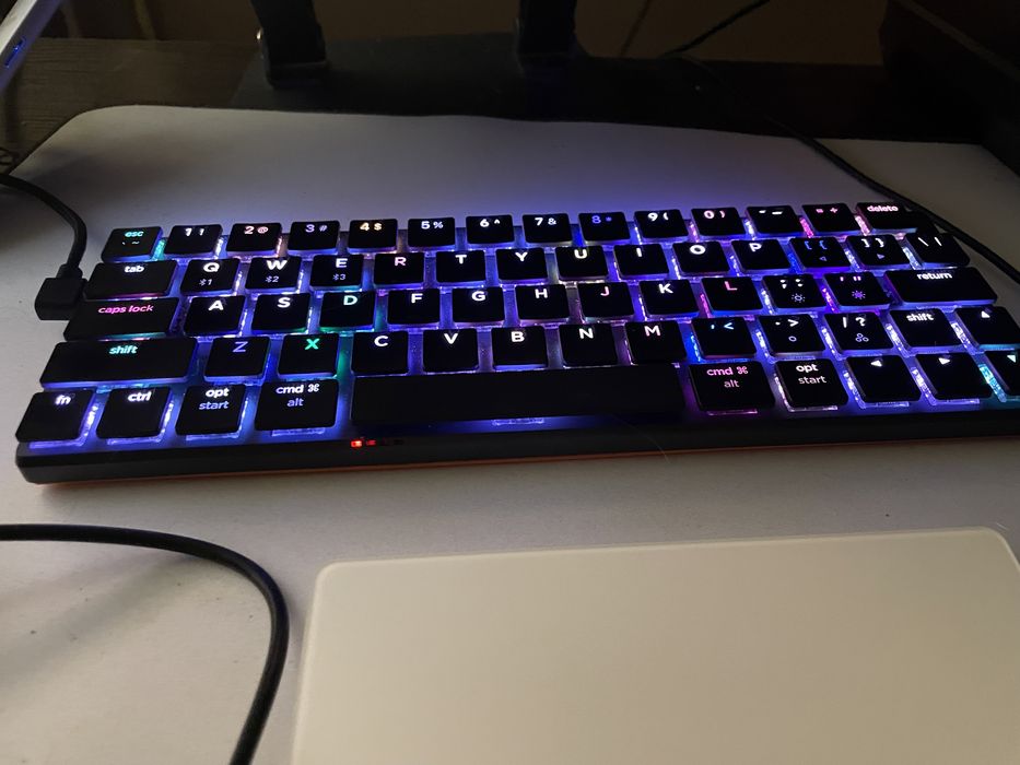 Механічна клавіатура Nuphy NuType F1 + кейс NuFolio! Red switches