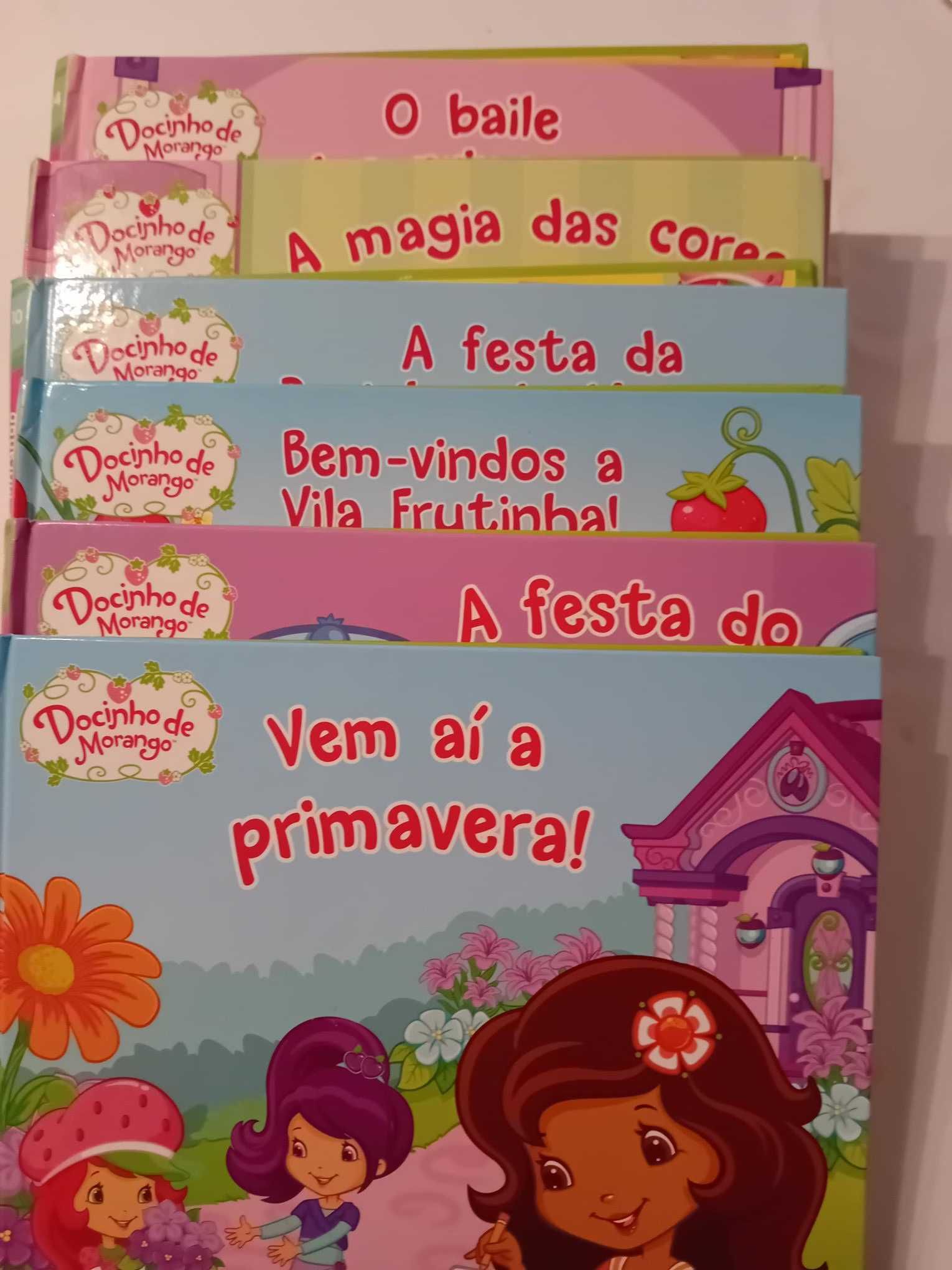 Livros infantis Capa grossa- Docinho de morango (total 14)