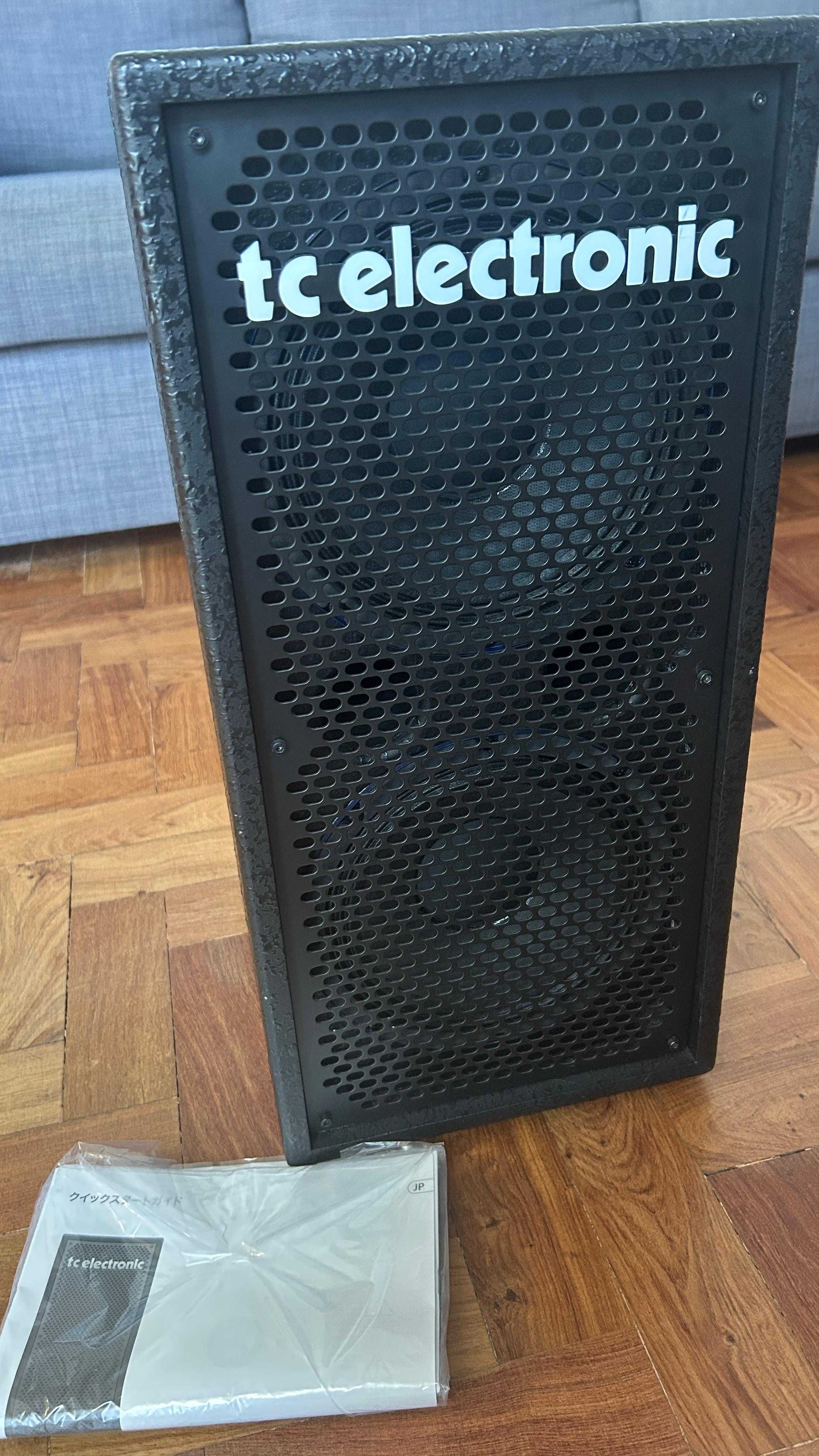 Amplificador Baixo tc electronic BAM200 + coluna BC208 Bass Cab