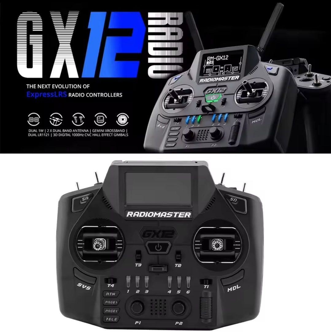 ‼️пульти керування Radiomaster MT 12 та GX12 (ELRS)