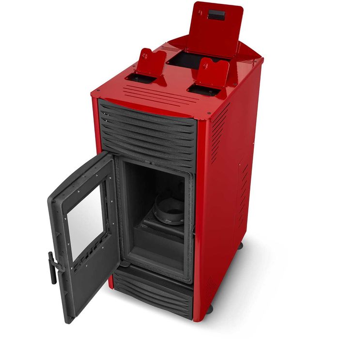 Piec na pellet z płaszczem wodnym TOBY 15H 15KW ECODESIGN KLASA A++