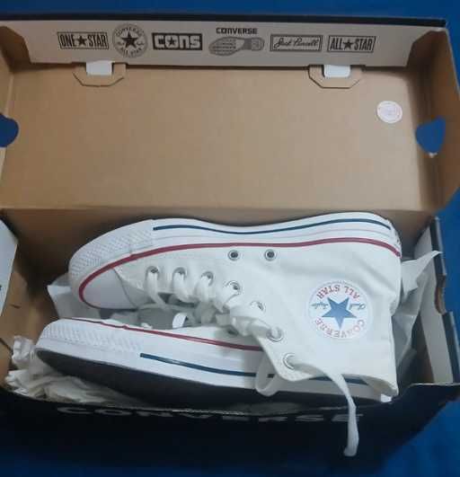 All Star Converse ténis bota 41 BRANCO - NOVOS na CAIXA - ORIGINAIS