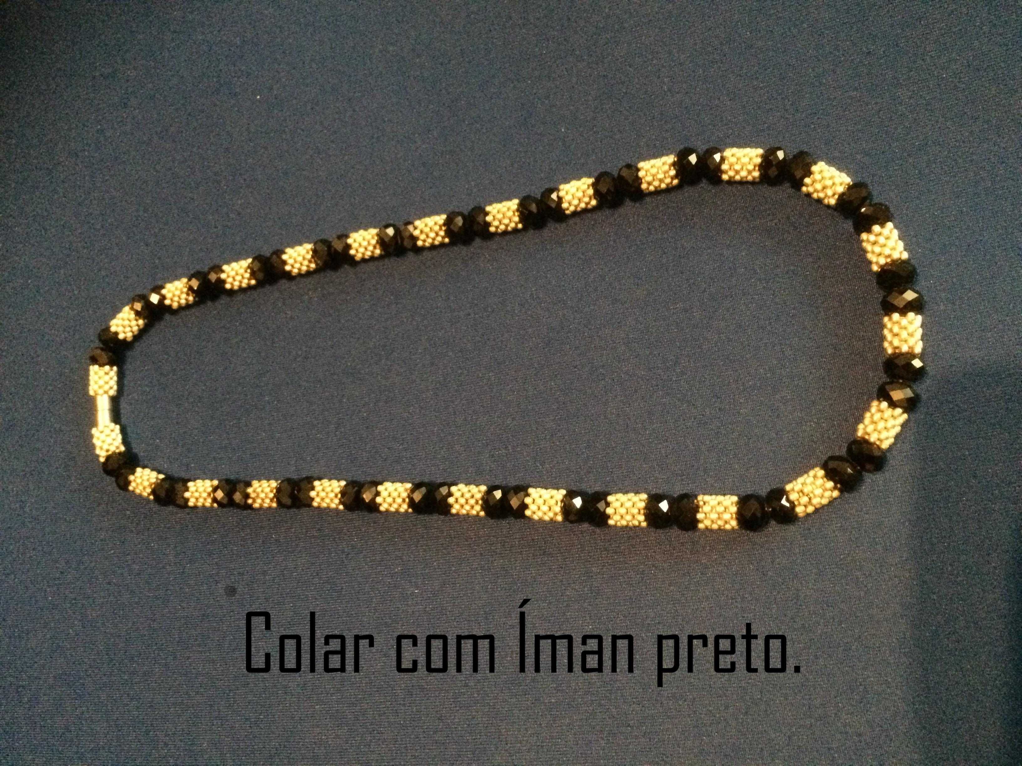 Colar mulher com íman.