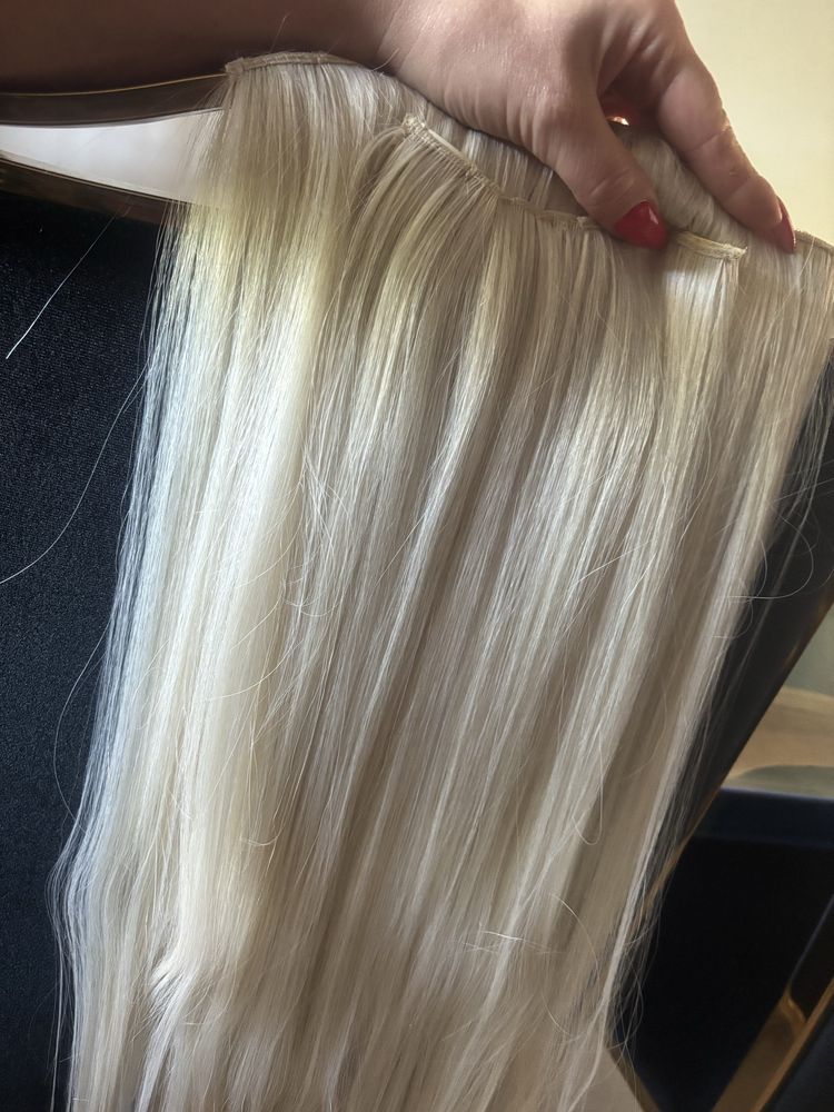 Wlosy 2 geste tasmy clip in 70 cm nowe