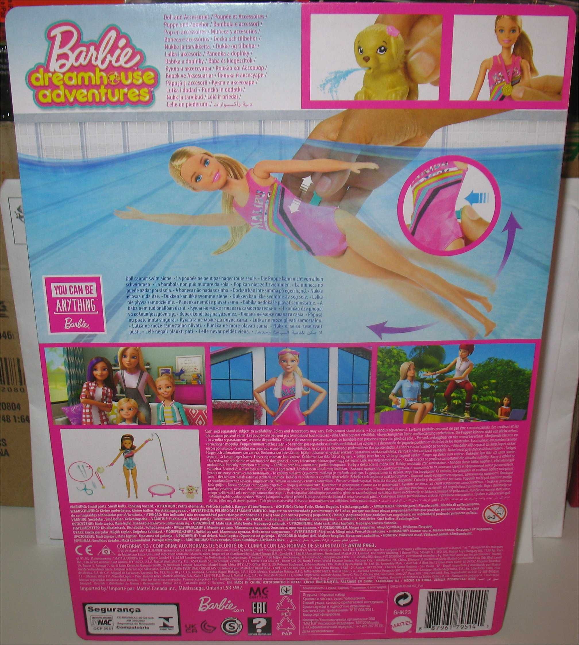 Barbie - Dreamhouse Adventures - Swim 'n Dive - 2019 (GHK23)