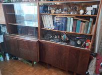 szafka szafki witryna biblioteczka vintage PRL szkło antyk