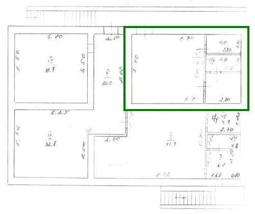 Здам м. Масельського ринок 30 м2 із санвузлом