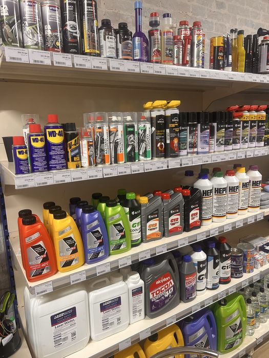 Антифриз в ассортименті