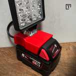 Halogen LAMPA Robocza Do Milwaukee M18 Czerwony