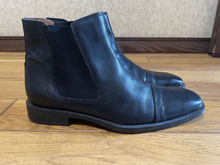 Мужские ботинки челсы marc из натуральной кожи оригинал
