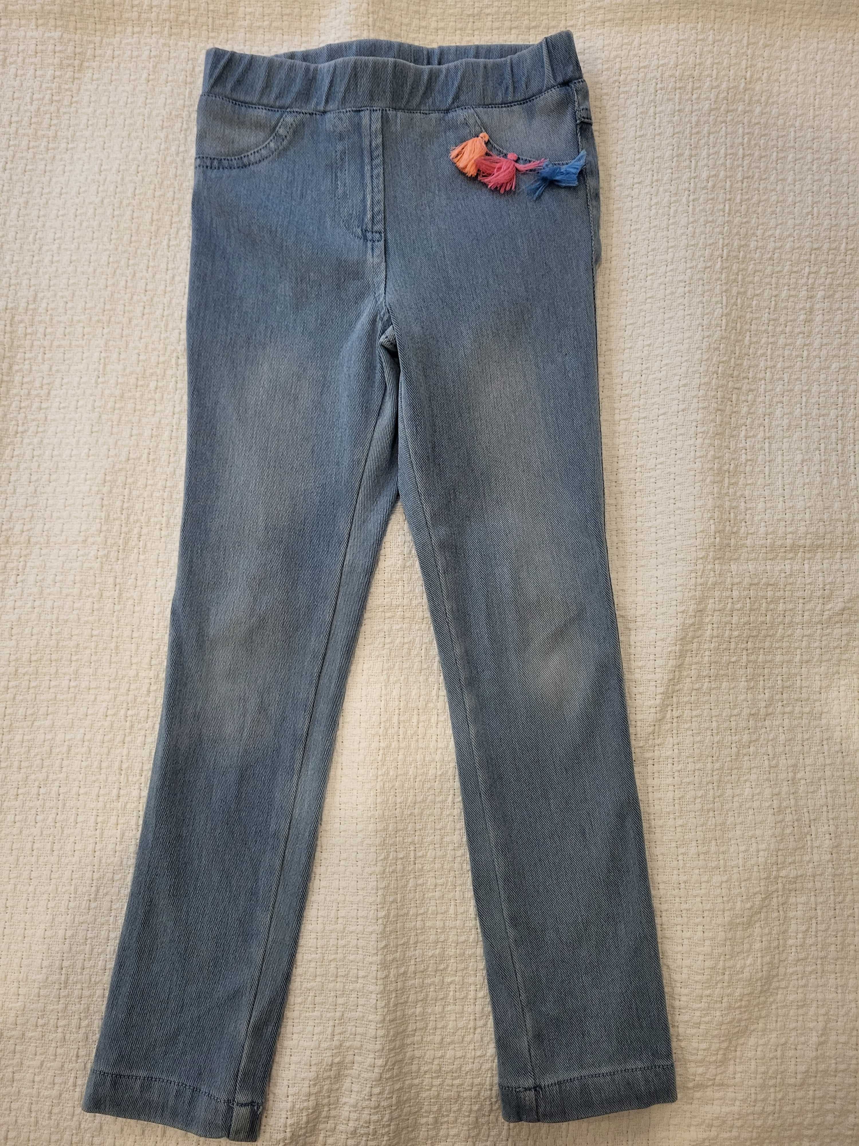 Zestaw Spodnie jeansy dziewczęce  6 lat
