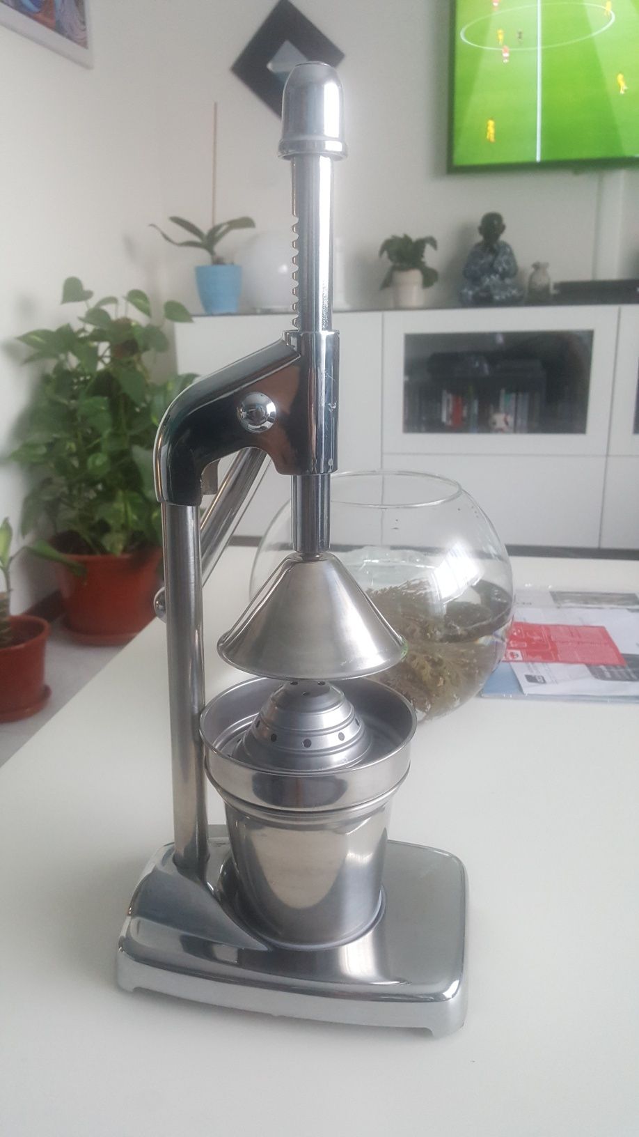 Espremedor manual Inox