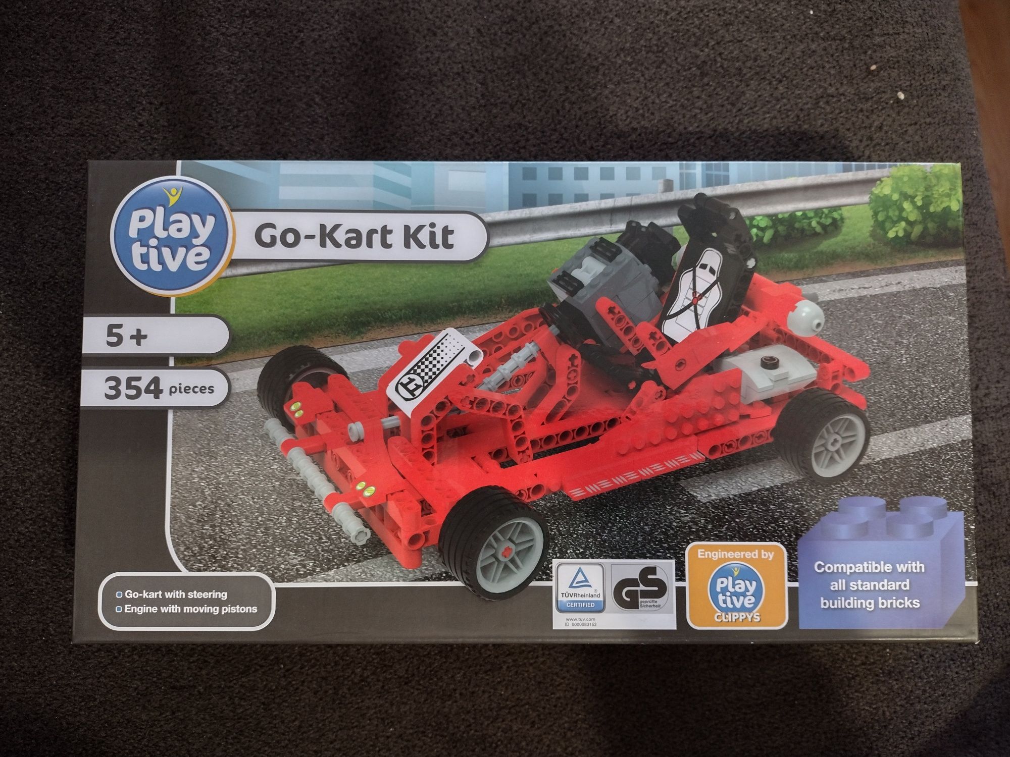 Klocki PLAYTIVE GO-KART 354 Nie otwierane nowe
