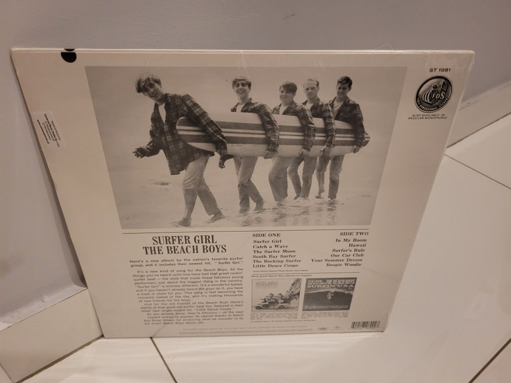 The Beach Boys - Surfer Girl lp vinyl,winyl nowy