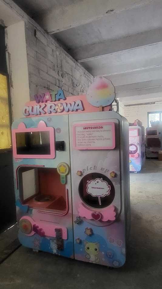 Automat vendingowy do waty cukrowej CT606 – NOWOŚĆ NA RYNKU!