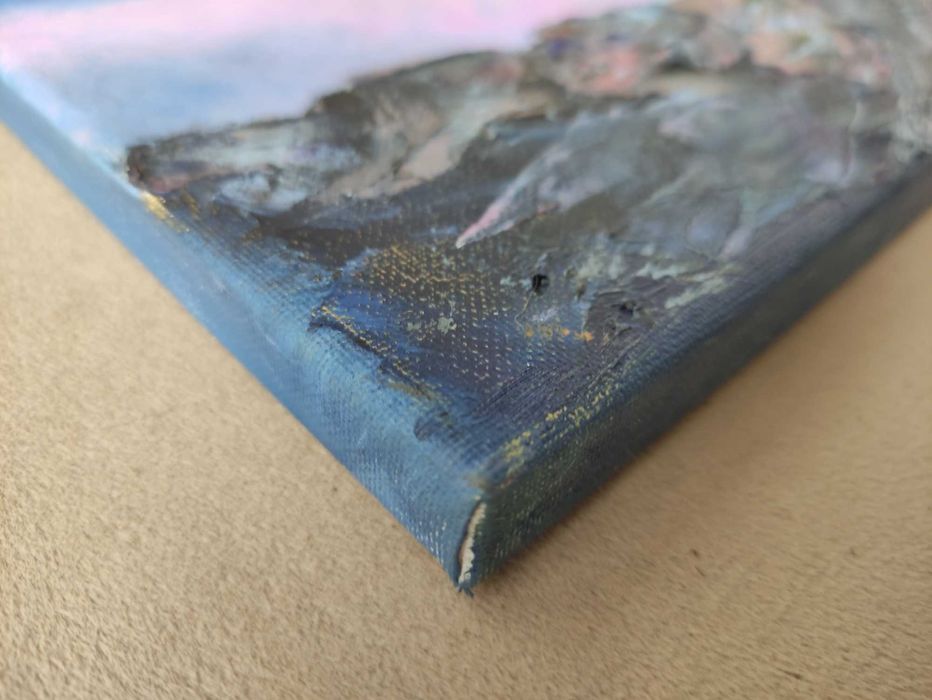 Obraz olejny na płótnie "W górach"