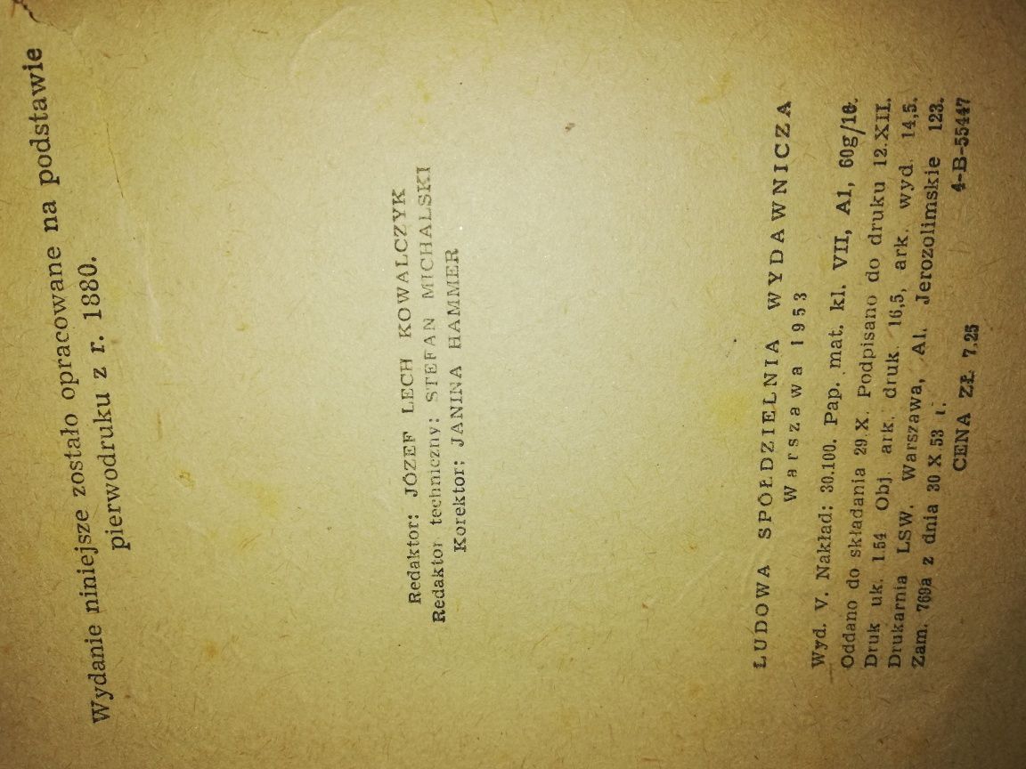 Józef Ignacy Kraszewski "Kraków za Łokietka"