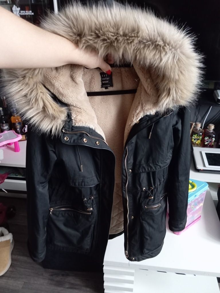 Kurtka zimowa parka Zara trf S