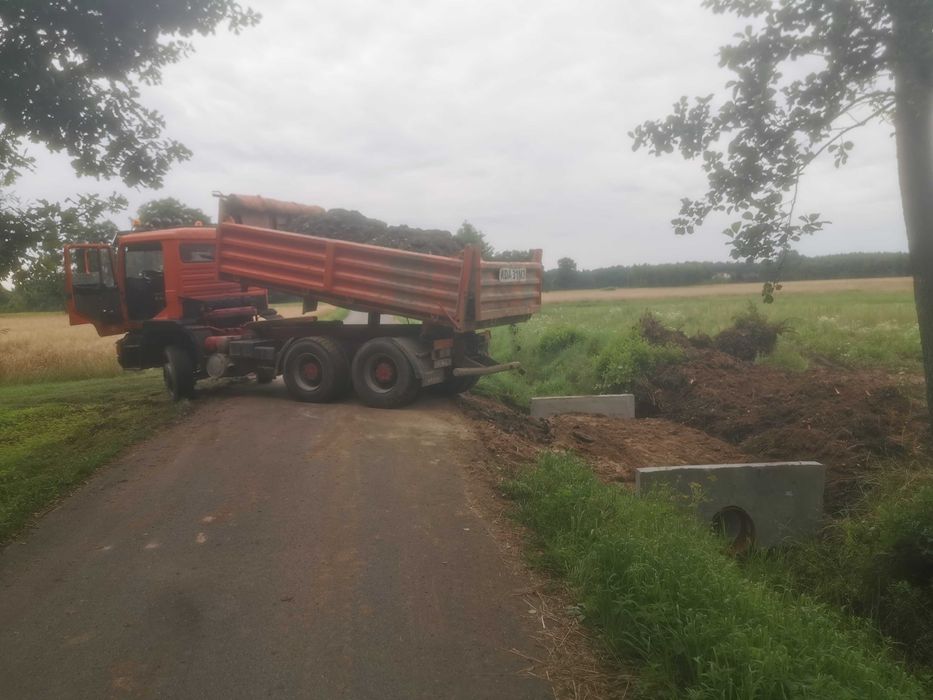 Roboty Ziemne, usługi koparką, rozbiòrki budowlane, przyłącza, zasypy.