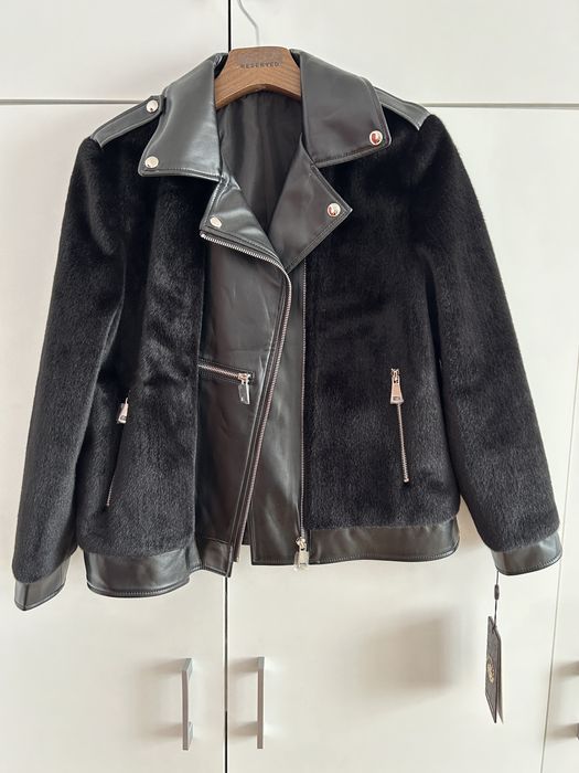 Стильна куртка DIANA WINTER з хутра та еко-шкіри