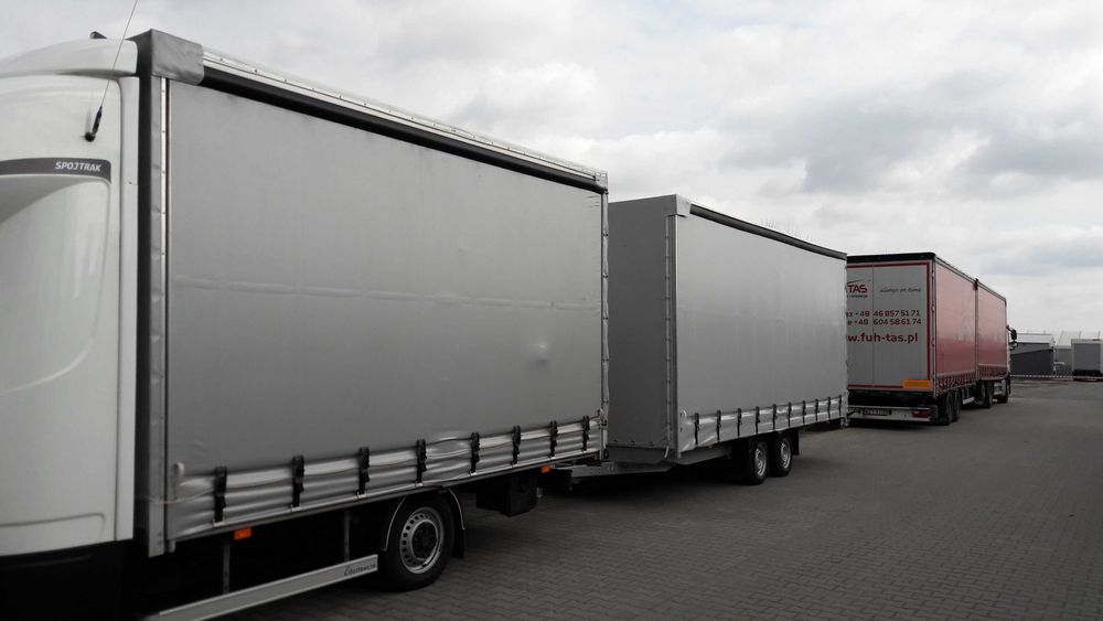 Transport lokalny, przeprowadzki, Bus plandeka + przyczepa,