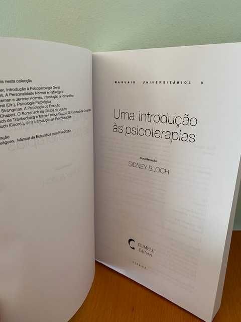 Uma introdução às psicoterapias - Sidney Bloch