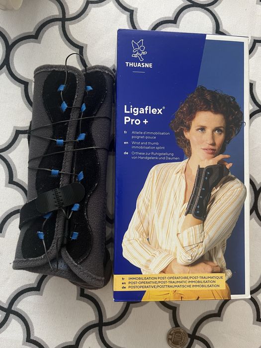 Шина для фіксації запястя і великого пальця