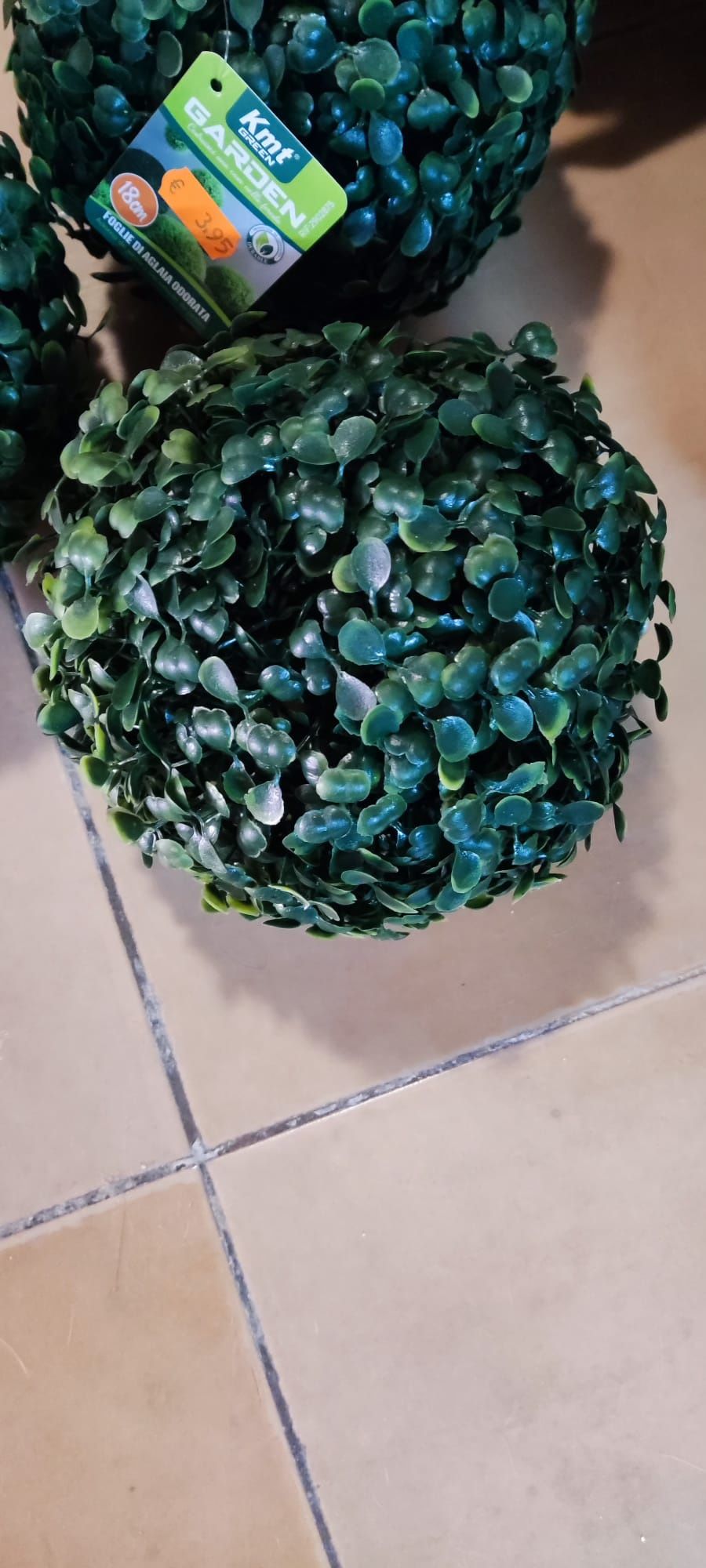6 Buxos / 6 bolas de jardim artificial NOVAS