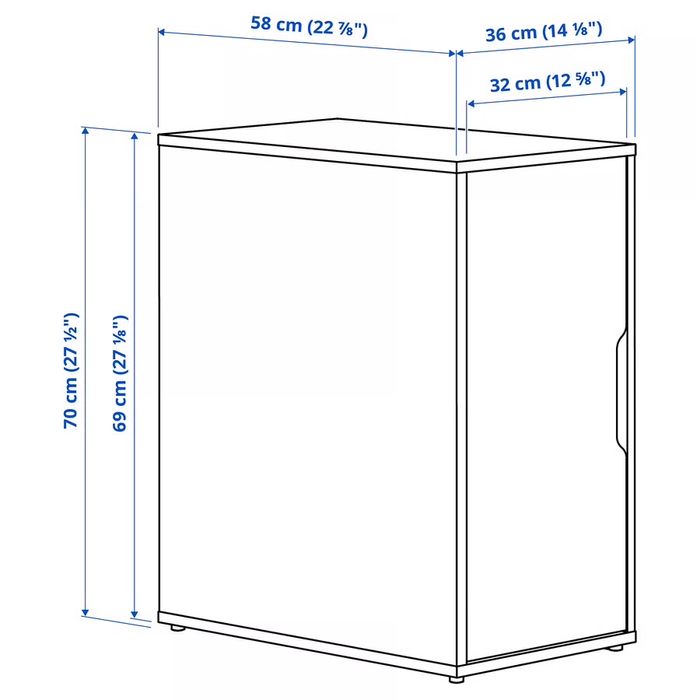 Secretaria 150x75 + Módulo arrumação