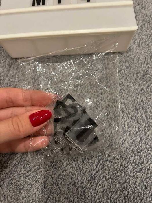 Kreatywne litery LED DIY Jysk
