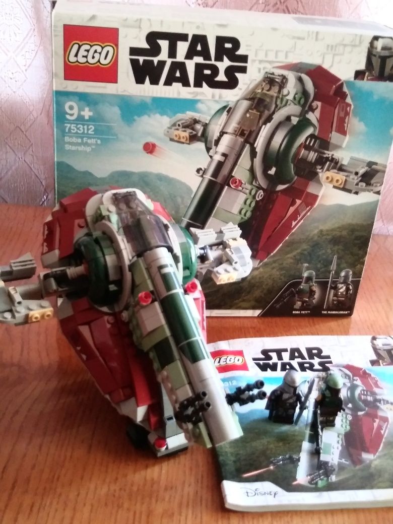 LEGO Star Wars 75312 набор корабль Бобы Фетта лего оригинал