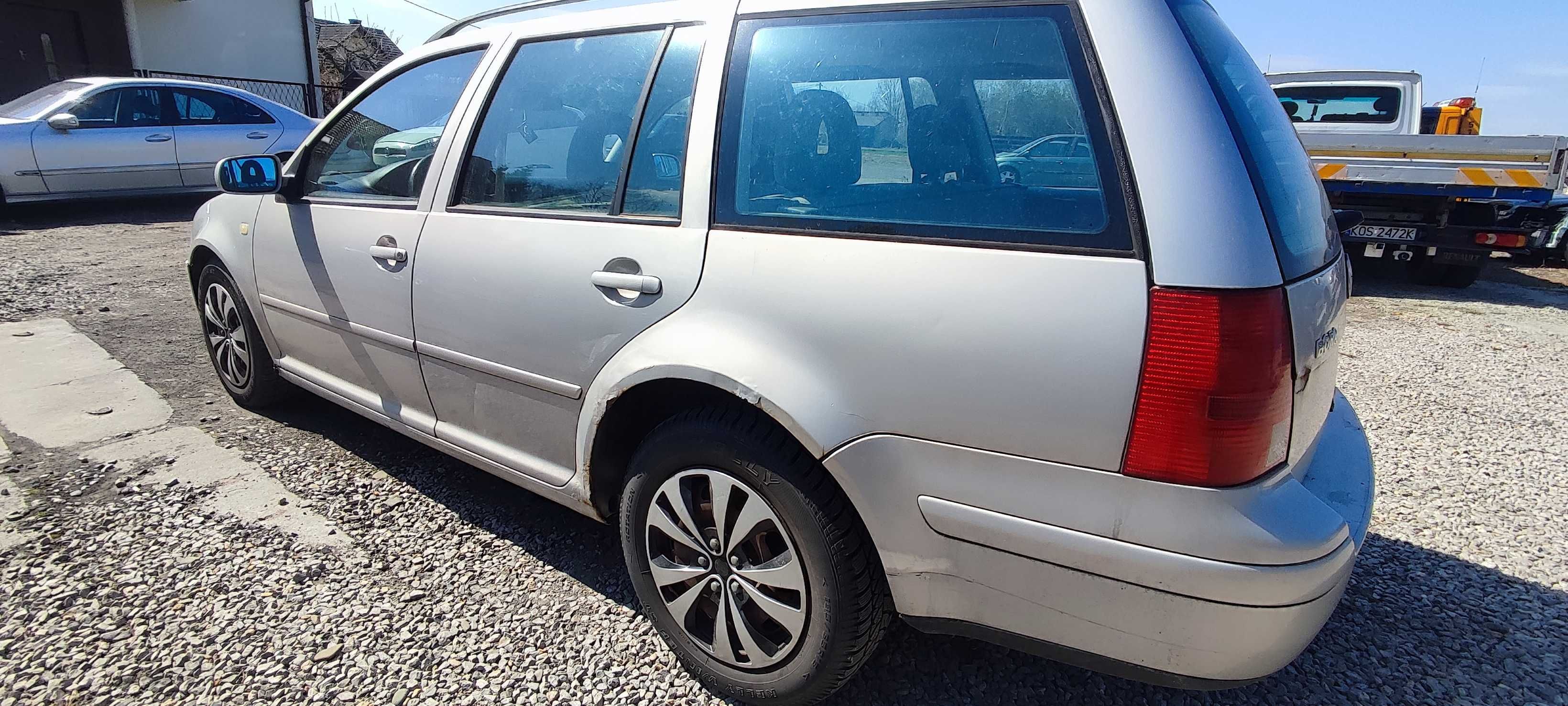 VW Bora 1.9TDI Kombi AJM 6bieg. Dużo nowych Części ALU Cały na części