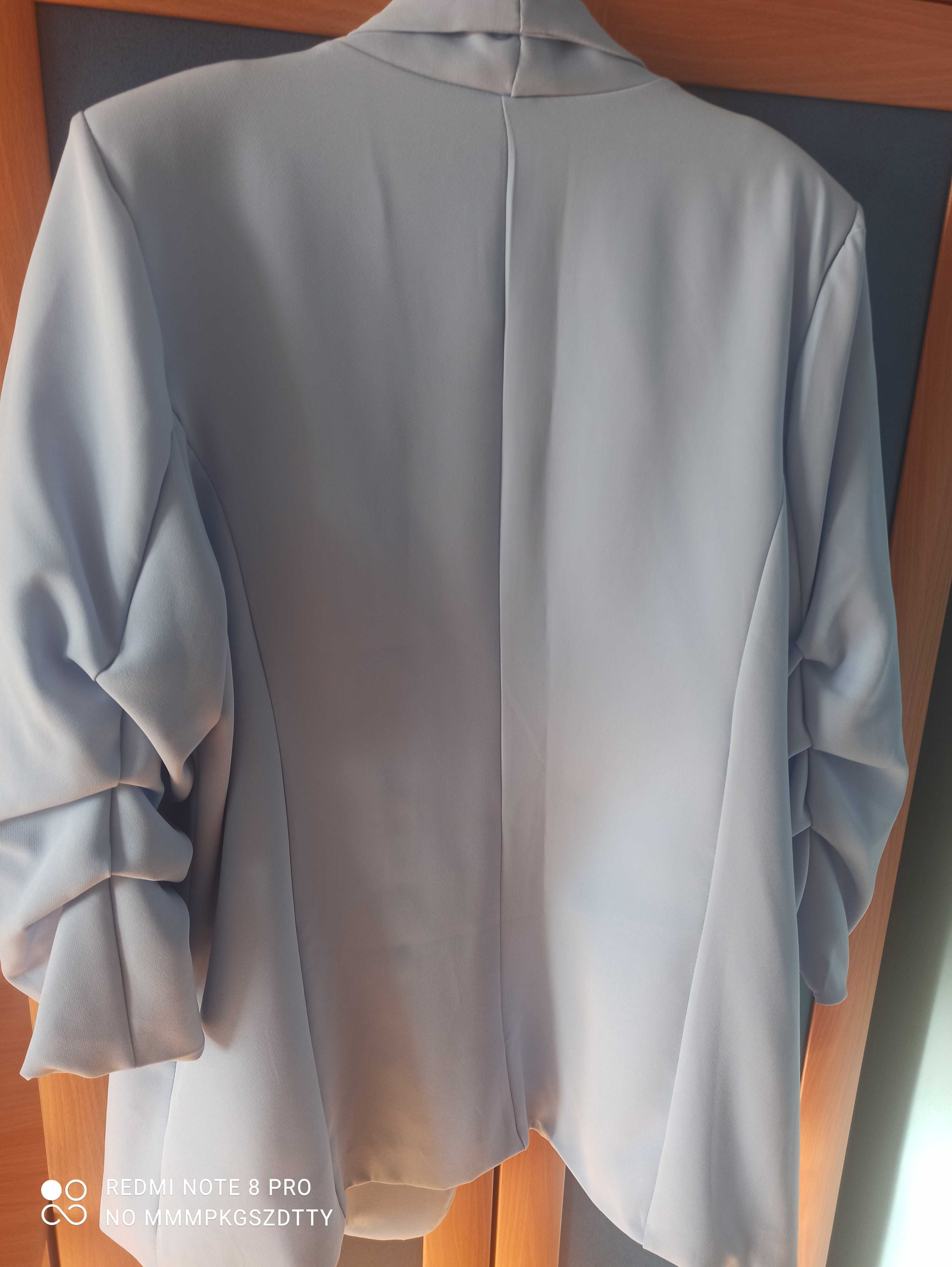 Marynarka oversize blekitna