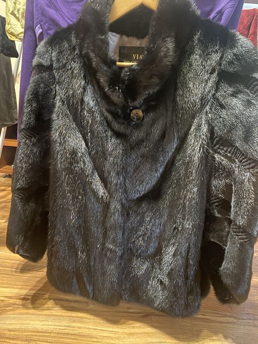 Норковая шубка автоледи XS