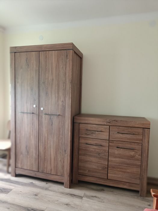 Komoda z kolekcji Gent Black Red White