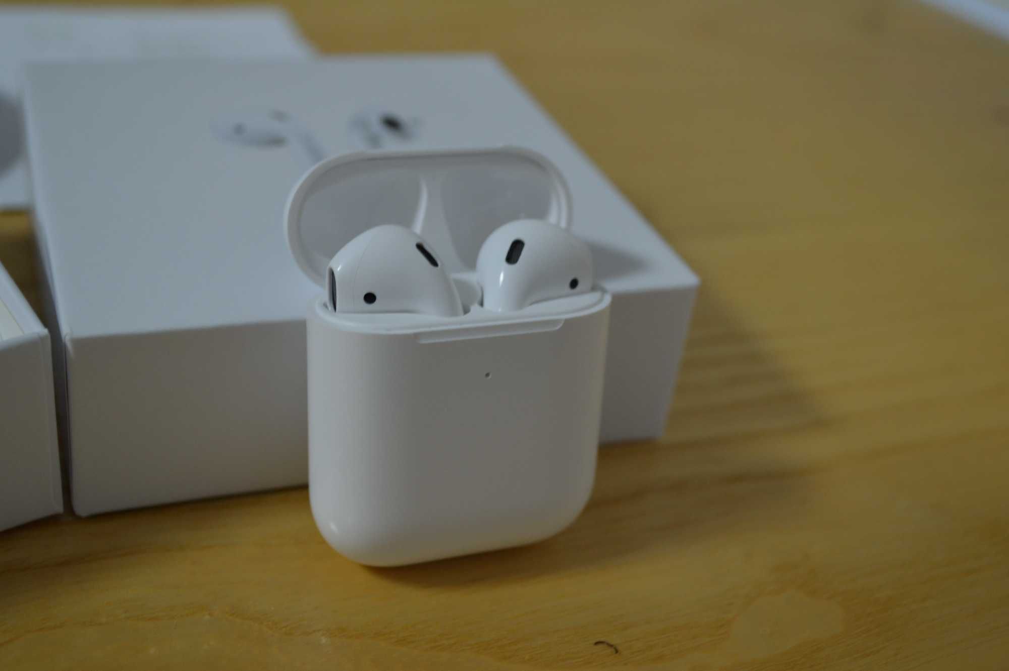 Беспроводные наушники AirPods 2 Люкс + Подарок, Аерпоц