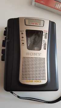 Sony TCM 459 V, Dyktafon, Wolkmen duża kaseta Mikrofon Pioneer CM S75