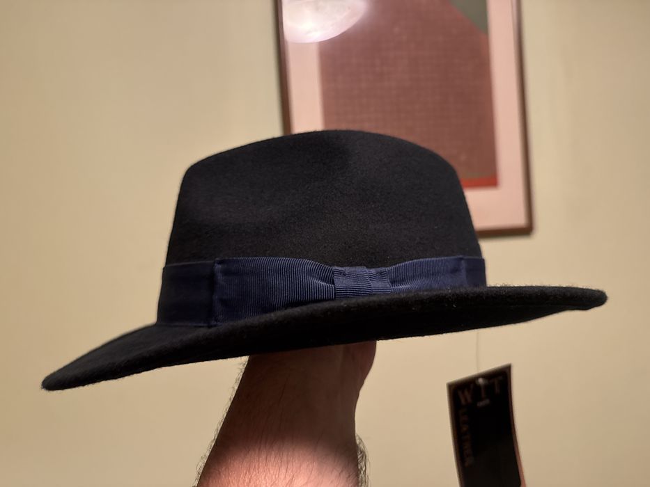 Kapelusz „Fedora” z filcu wełnianego rozm 56