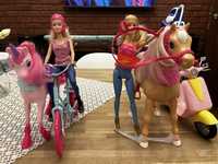 Barbie na rowerze zestaw