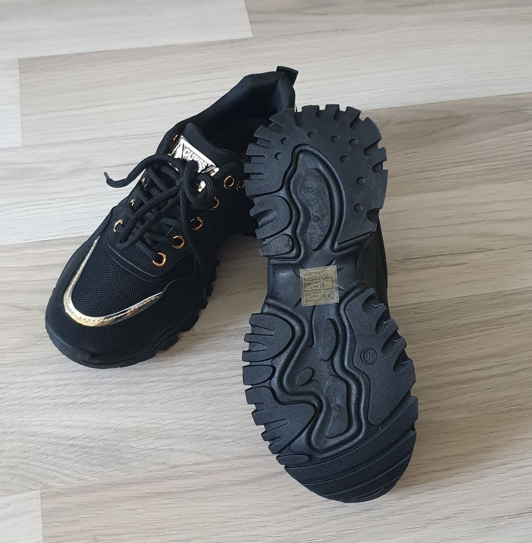 Czarne sneakersy Guess r. 36