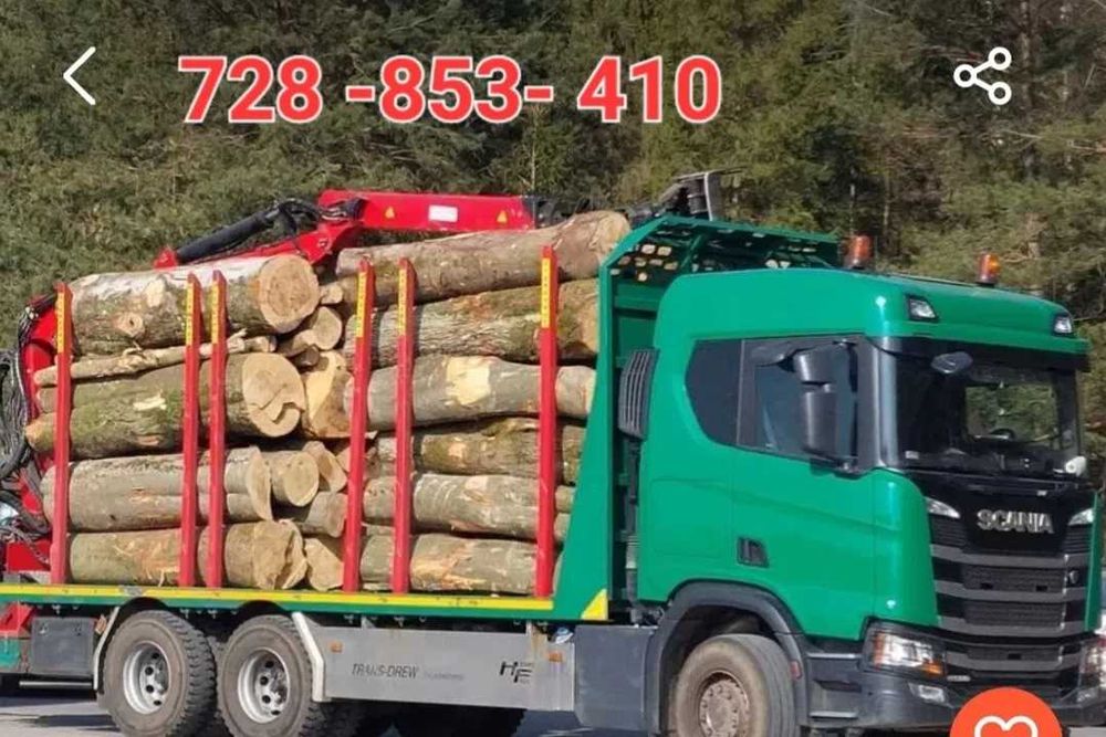 Drewno kominkowe ukladane buk dab brzoza