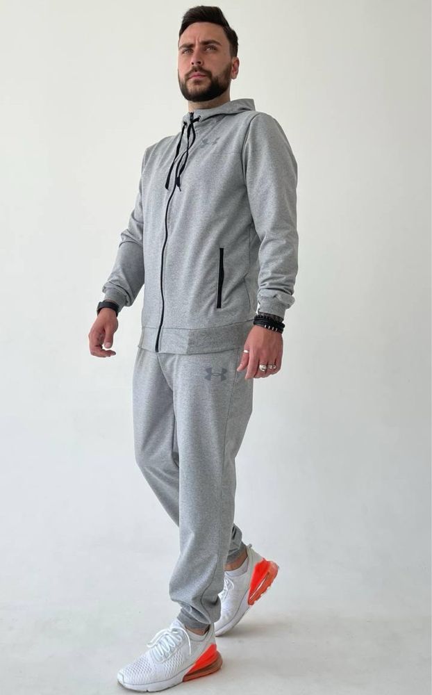 Спортивный костюм Under Armour, двунитка мужской чёрный