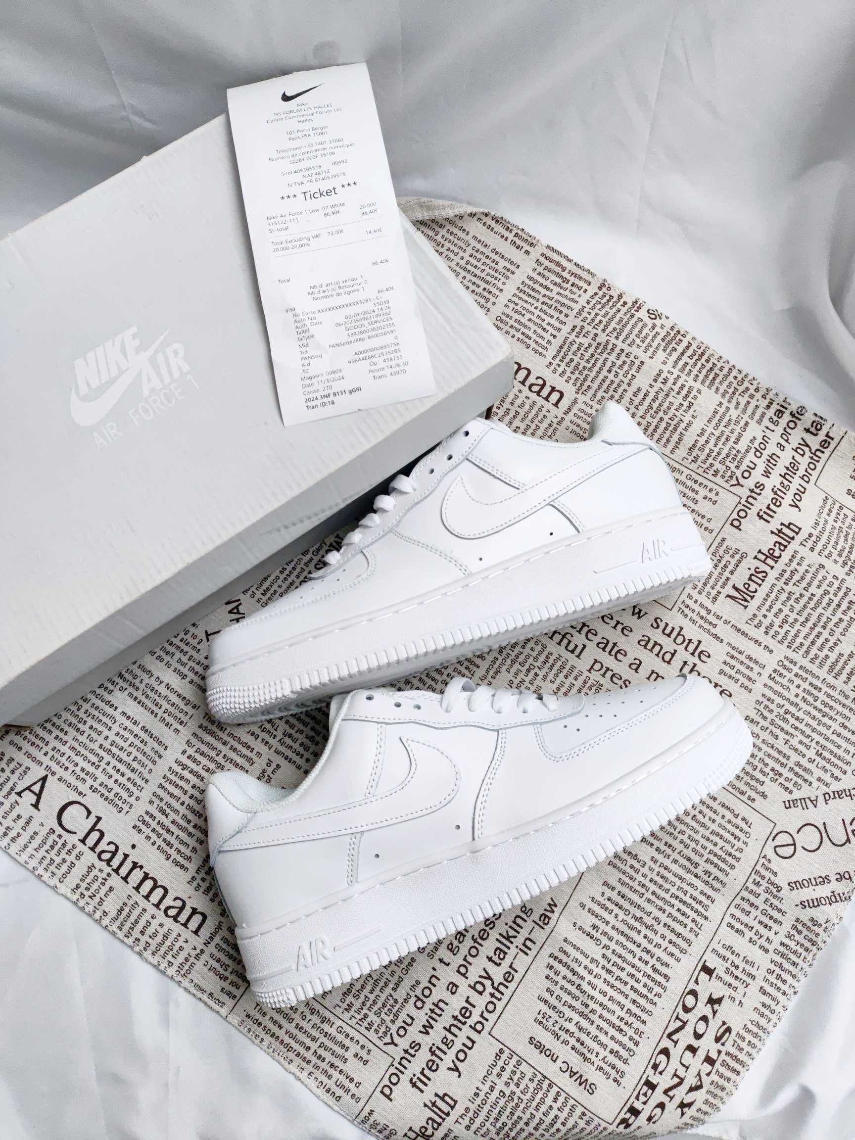 Nike Air Force 1 Low '07 White Eu 39