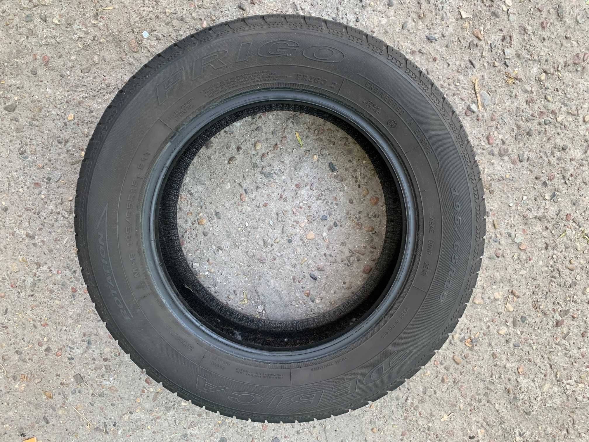 2x opony zimowe DĘBICA FRIGO 2 - 195/65R15 91T - 5mm - 2016r.